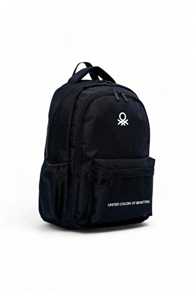 Benetton Чорний унісекс шкільний рюкзак 20965
