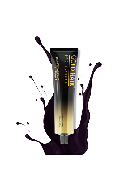Gold Hair Professional Permanent Hair Color 100ml - 2.2 Darkest Brilliant Brown