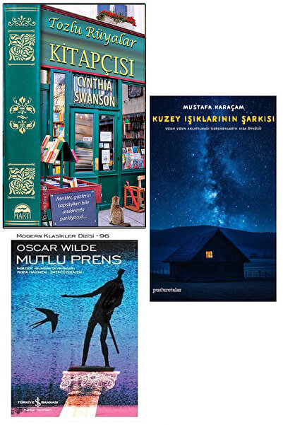 TÜRKİYE İŞ BANKASI KÜLTÜR YAYINLARI Tozlu Rüyalar Kitapçısı + Mutlu Prens + K...