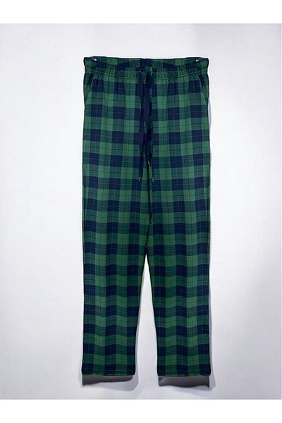 FORMO Men's 100% Organic Cotton High Quality Natural Comfortable Plus Size Oversized Pajama Bottoms with Pockets