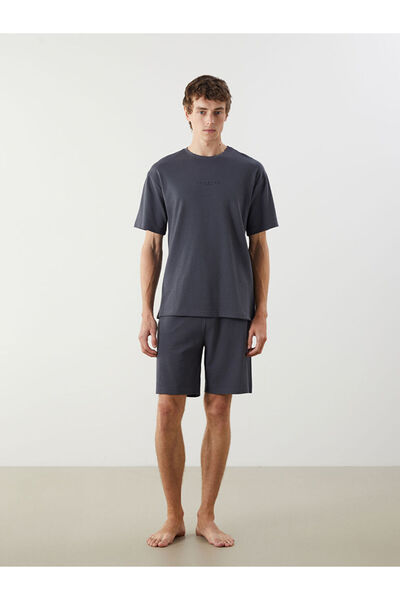LC Waikiki Standard Fit Men's Pajama Set with Shorts