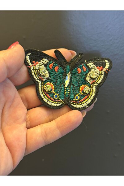 Gönülden Tasarım APLICAȚIE DE CUSUT BORDURI DE ZIRCON PIATRĂ FLUTĂ 9X6 CM