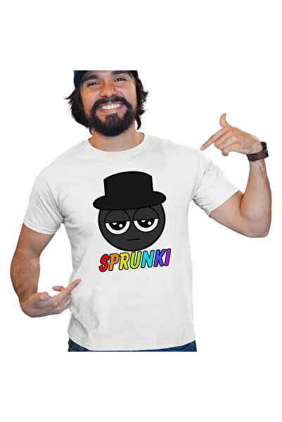 OEM Tricou Barbati Sprunki Black Music