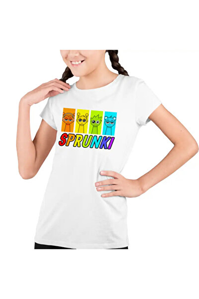 OEM Tricou Copii Fete Sprunki Music Notes