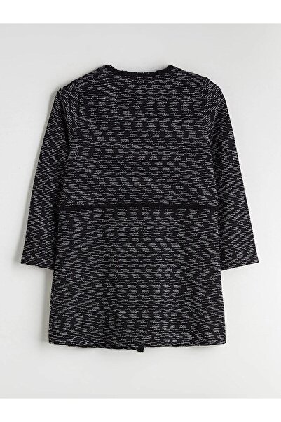 LC Waikiki LCW Bisiklet Yaka Desenli Kadın Hırka (W5)