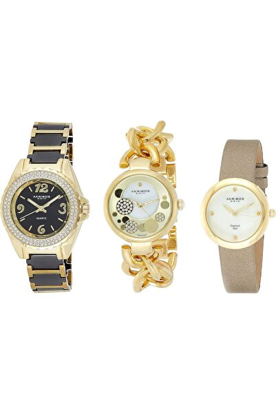 Akribos XXIV Women's 3-Piece Watch Gift Set