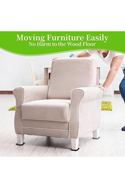 OEM Square furniture leg protectors 45 mm set of 24 pieces