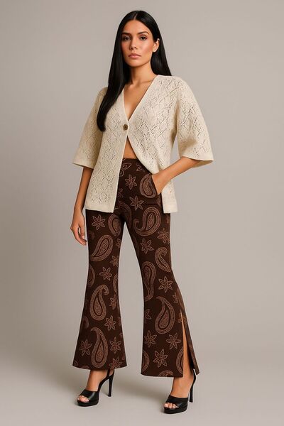 bb butik basic Special Quality Side Slit Lace Jacket D5099