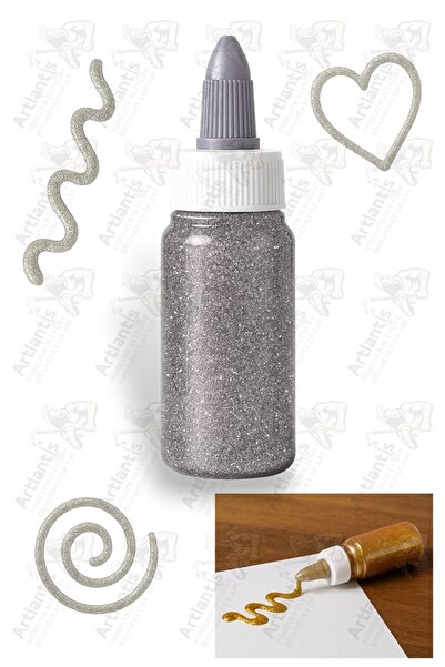 Artlantis Simli Yapıştırıcı 50 gr 1 Adet Bubu Simli Uhu 6 lı Anasınıfı Kreş S...