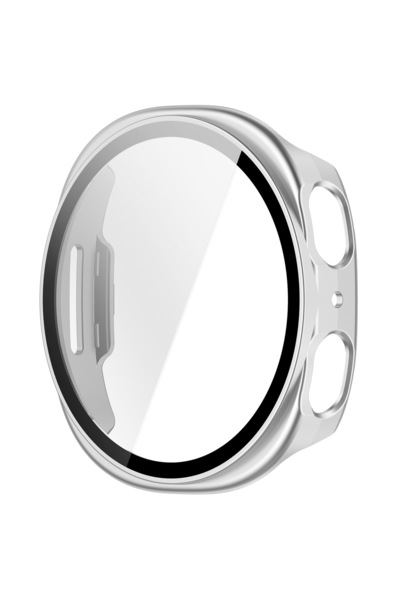 redmud teknoloji Samsung Galaxy Watch 8 44 mm Compatible Hard Pc Case and Screen Protector Case – Full Protection