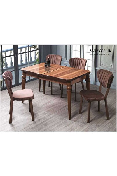 Ege Mobilya Hayglass Mdf Açılır Kapanır Kelebek Salon Masası