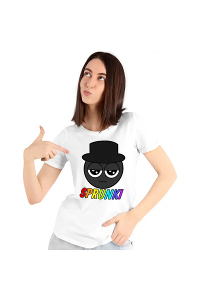 OEM Tricou Femei Sprunki Black Music