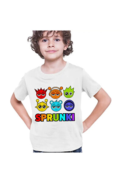 OEM Tricou Copii Baieti Sprunki Music Game Mod