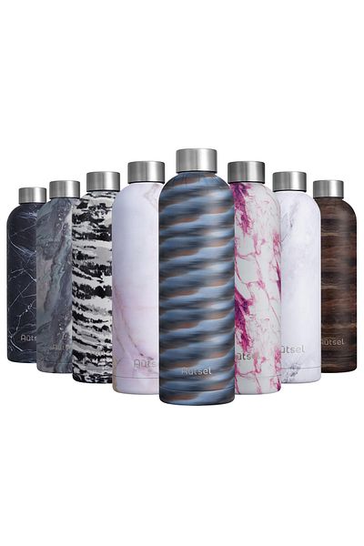OEM Stainless steel drinking bottle, 750 ml, with metal insulation, BPA free