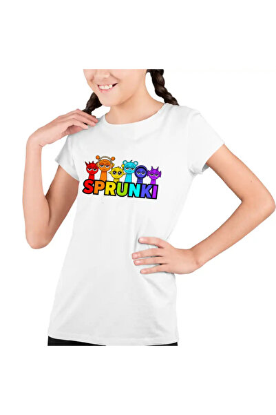 OEM Tricou Copii Fete Sprunki Music Beats