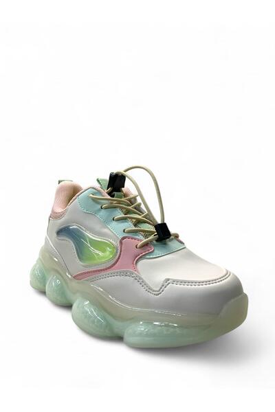 pepino 2054 Orthopedic Girl's Powder Comfortable Sneaker