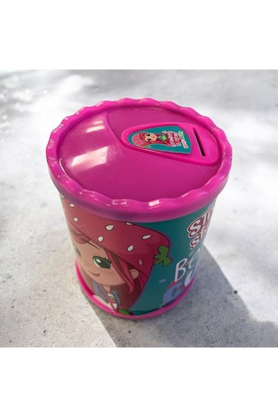 mavi su dünyası Strawberry Girl Patterned Piggy Bank