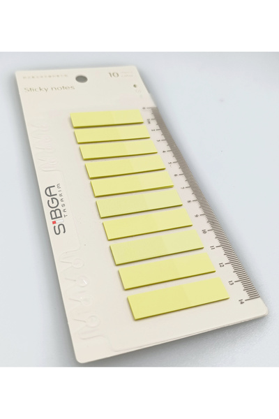 sibga tasarım Transparent Light Green Color Postit Post-It Post It. Book Marker Bookmark Postit Sticker Note Paper