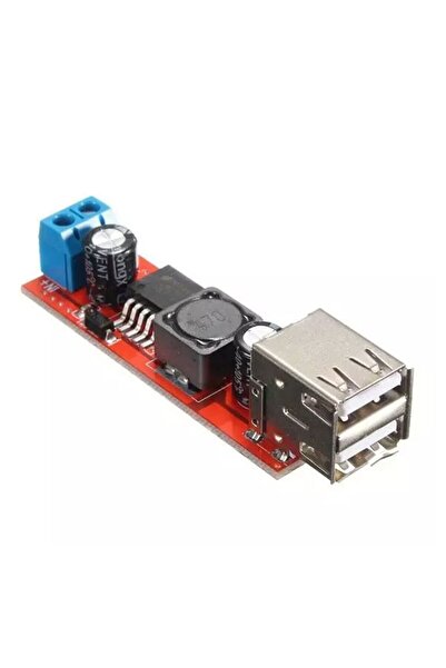 AEK-Tech Dual USB Soket Output 9V/12V/24V/36V to 5VDC-DC 3A Step-Down Araç Şarj