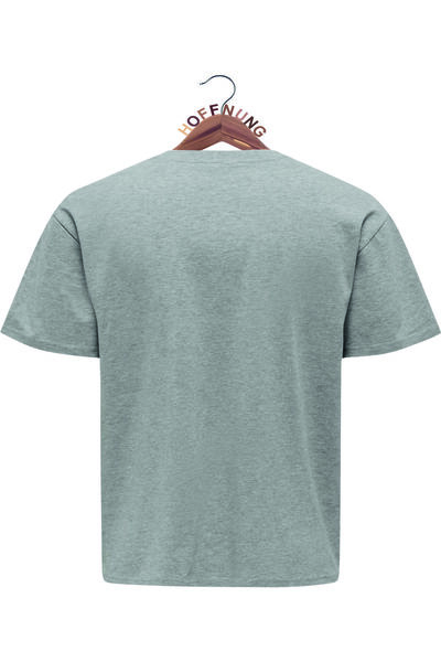 HOFFNUNG Unisex Men/Women Crew Neck on Attack Eagle Oversize T-Shirt
