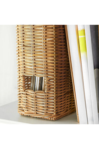 IKEA Rattan File Holder Brown 22Cmx28Cm