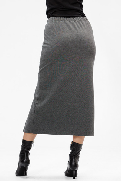 RVL Brown skirt with slit on the leg