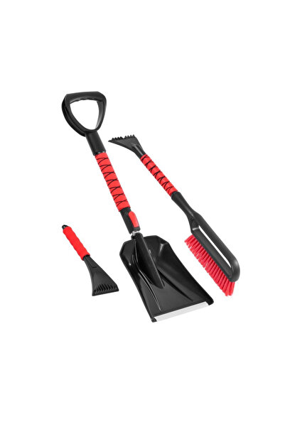 SGTT Set de deszăpezire auto format din 3 piese, lopată telescopică, răzuitor...