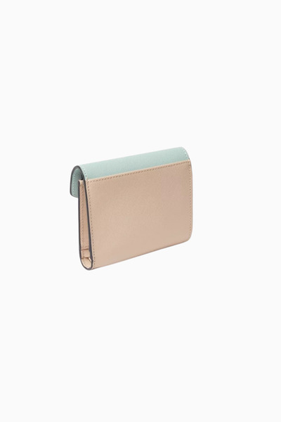 Marni Colour-Blocked Saffiano Deri Cüzdan, Çok Bölmeli Şık Tasarım