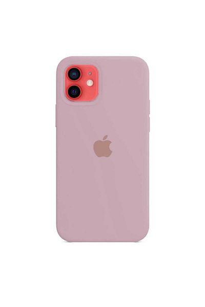 Apple Silicone Case for iPhone 12, Pink Sand