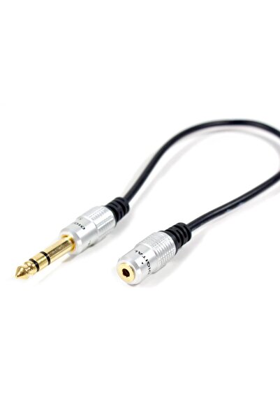 Mykablo Stereo 6.3 mm Erkek to 3.5 mm Dişi Kaliteli Çevirici Kablo