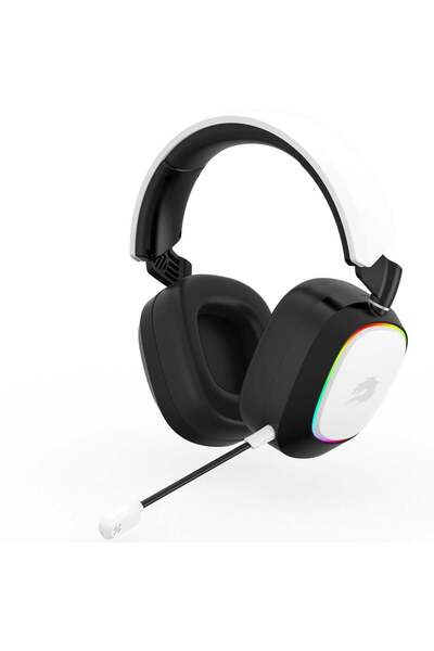 GAMEBOOSTER WBH23W Nemesis PRO RGB Wireless 2.4G+BT Beyaz Kablosuz Oyuncu Kulaklığı