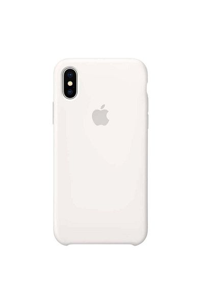Apple Silicone Case for iPhone Xs Max, White