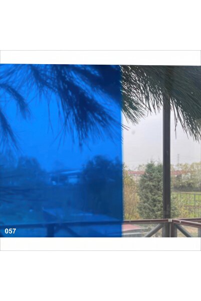 Rabadon رقائق زجاجية زرقاء شفافة واقية 100 سم × 30 سم