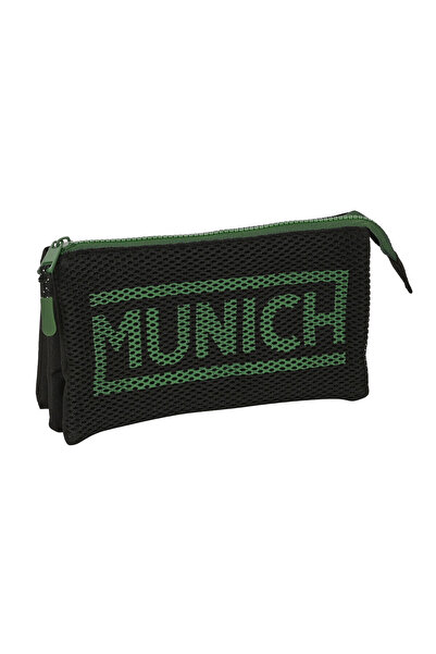 Munich Triple Carry-all Caviar Black 22 x 12 x 3 cm