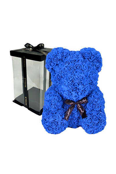 velve Λουλουδάτο αρκουδάκι με τριαντάφυλλα από αφρώδες υλικό, 25 εκ., χειροπο...