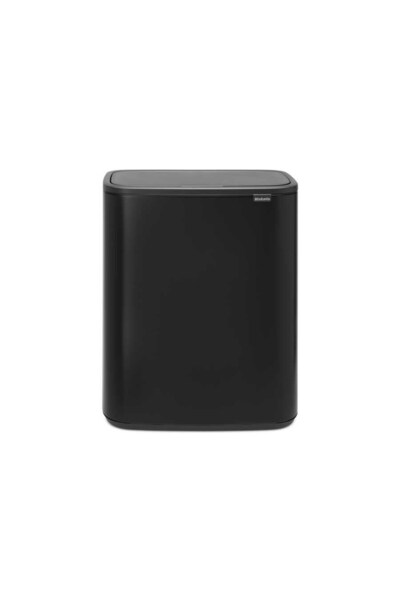 Brabantia سلة المهملات بو مات باللون الأسود 60