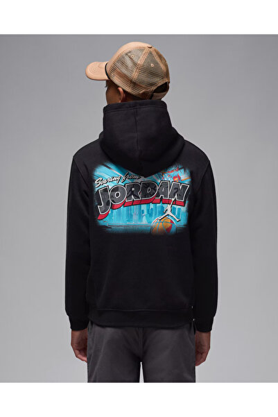 Nike JORDAN JDB AIR POSTCARD PO-HOODIE ERKEK ÇOCUK SWEATSHİRT 95F160 95F160-023