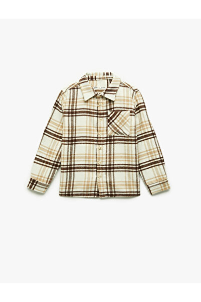 Koton Bej Erkek Çocuk Gömlek 6Wkb60012Tw
