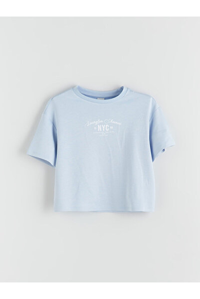 LC Waikiki Nova sezonska okrugla kragna devojčica majica