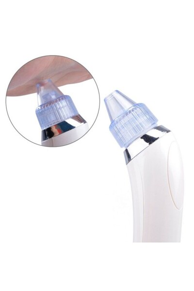 SMARTIC Aparat vacuum ingrijire ten, curatare puncte negre si cosuri, SMARTIC, Alb