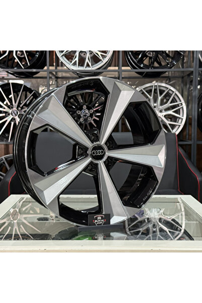 AGT 19 İNÇ 5X112 AUDİ A3 A4 A5 A6 A8 BLACK SİLVER DİAMON JANT TAKIMI (4ADET)