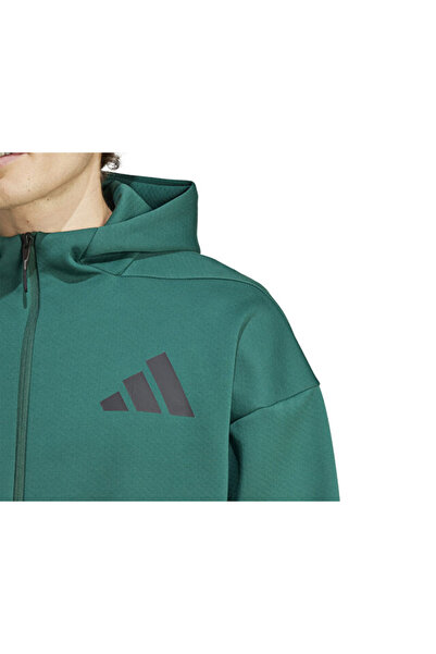 adidas M Z.N.E. Fz Мъжко ежедневно сако JF6539 Зелено