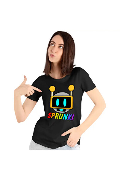 OEM Tricou Femei Sprunki Fun Bot Song