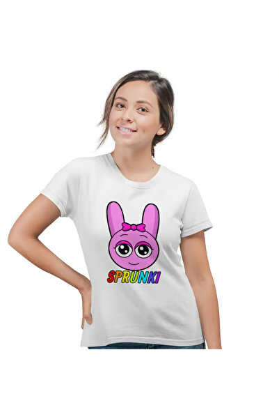 OEM Tricou Femei Sprunki Game Pink