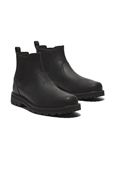 Timberland Britton Road Mid Chelsea Boot Erkek Günlük Bot TB0A6A4WW021 Siyah