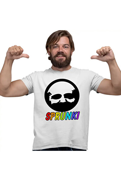 OEM Tricou Barbati Sprunki Game Old Black