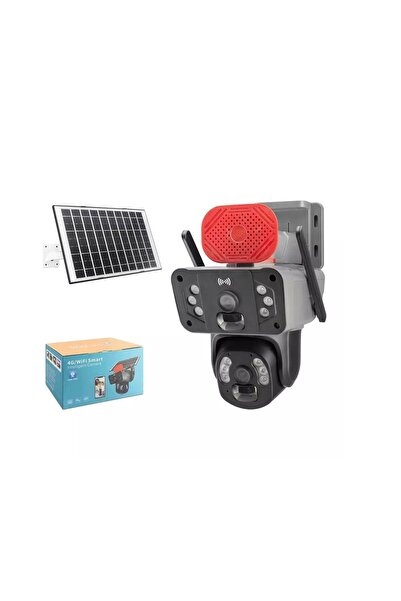 NODAR X5-Tech Yt-58G Solar Güneş Enerjili Sim Kartlı SD Kart Girişli İp Kamer...