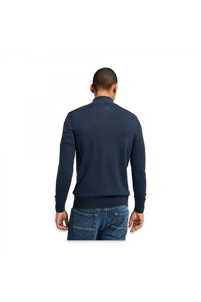 Timberland Tb0A2Bmz Williams River Cotton Yd Full Zip Sweate Navy Blue Men's Jacket