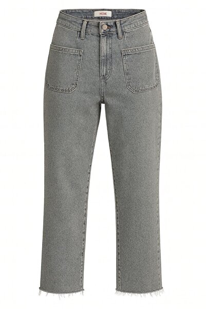 HAKKE Straight Fit Jean Pants with Pockets