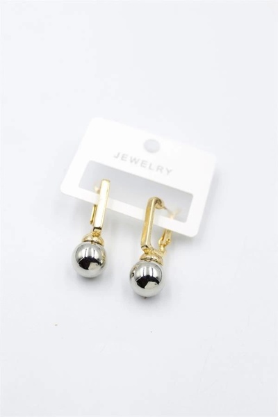 No8 Home Ball Earrings - Silver